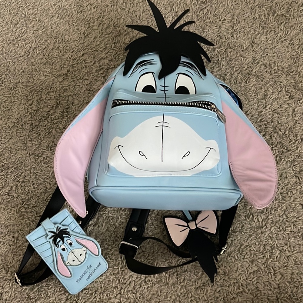 Eeyore Mini Backpack and Wallet